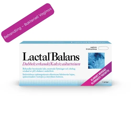 Vagitorier mot Bakteriell Vaginos