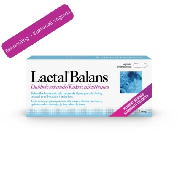 Vagitorier mot Bakteriell Vaginos